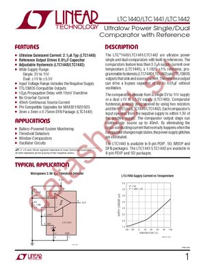 LTC1440IN8 datasheet  